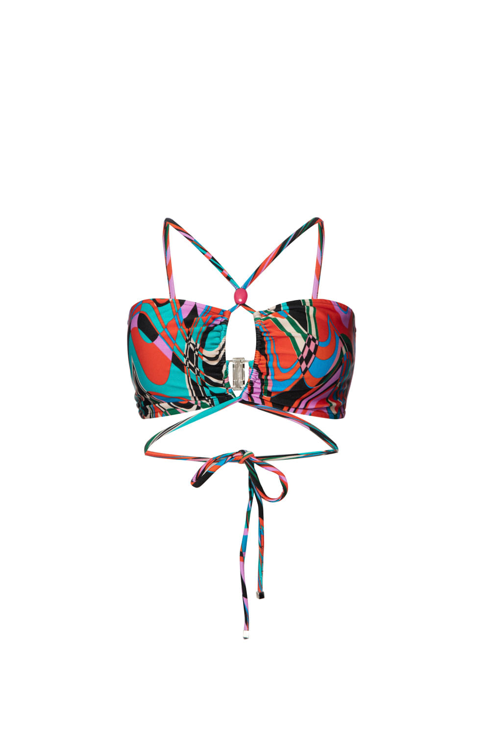 TOP BIQUÍNI PSICODELIA VERMELHO