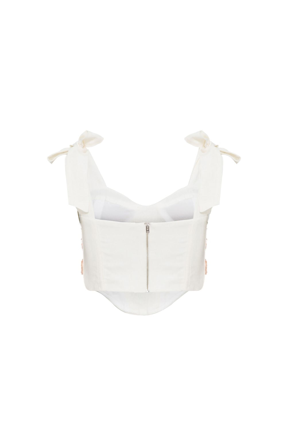TOP CROPPED CORSET LINHO FRENCH OFF WHITE