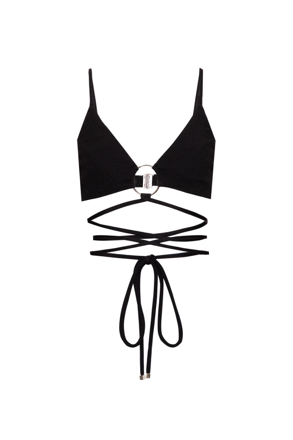 TOP ARGOLA MALHA BASEL PRETO