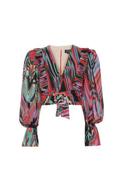 TOP FIVELA PSICODELIA VERMELHO