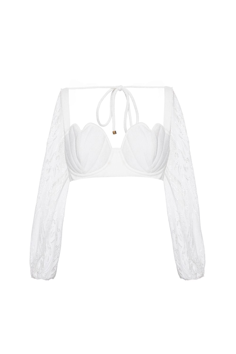 TOP MANGAS TELA FARROW OFF WHITE