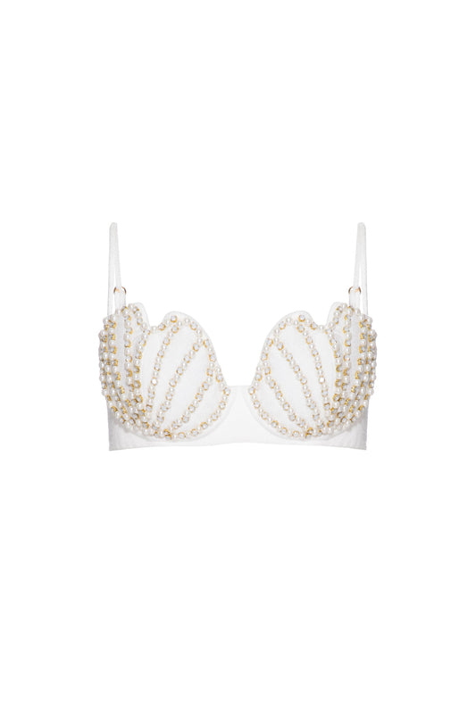 TOP CROPPED TELA FARROW OFF WHITE