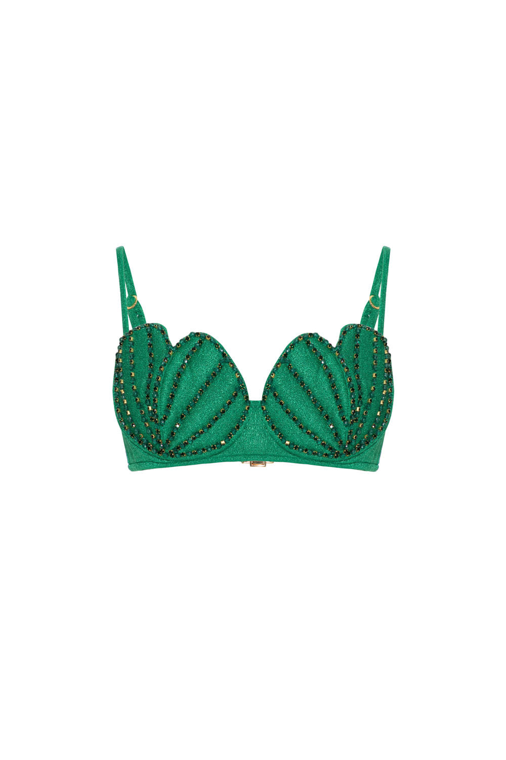 TOP CROPPED TELA FARROW VERDE