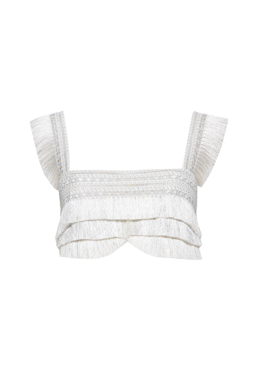 TOP CROPPED FRANJAS NANCY OFF WHITE