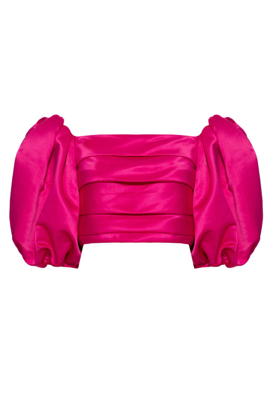 TOP CROPPED PREGAS PARTY TATE PINK