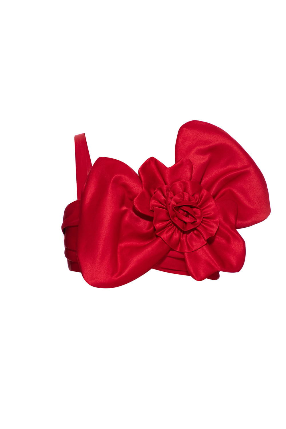 TOP CROPPED FLOR PARTY TATE VERMELHO