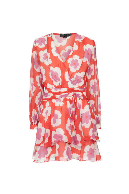 VESTIDO CURTO WIND FLOWER VERMELHO