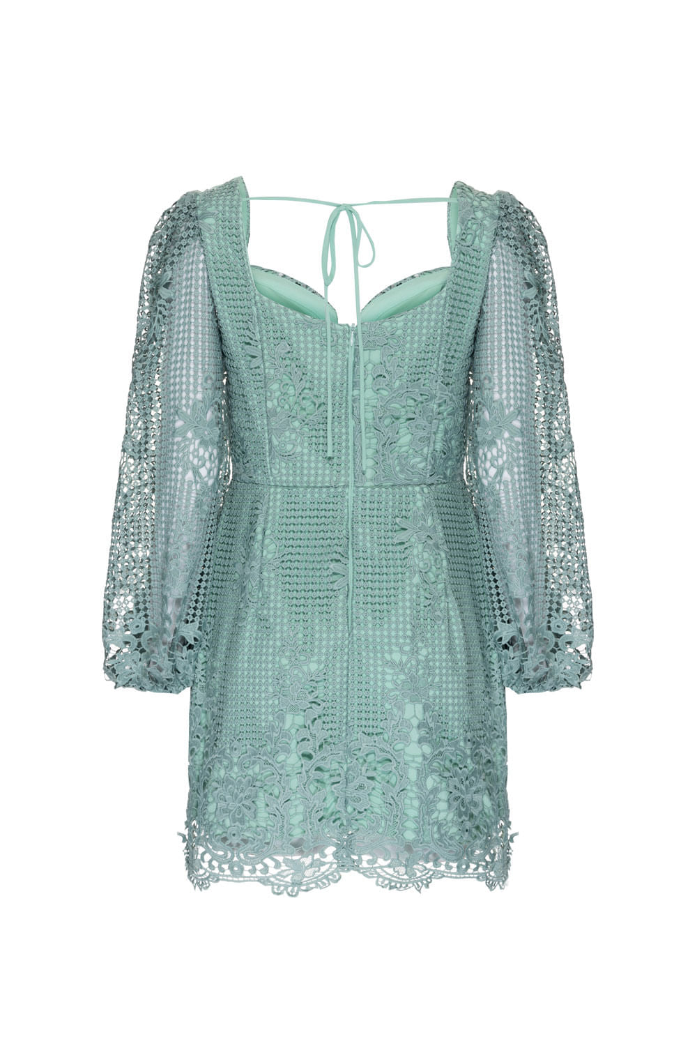 VESTIDO CURTO GUIPIR BIRKIN VERDE