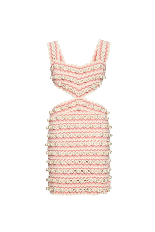 VESTIDO CURTO ENTREMEIO FLORAL ANNA  OFF WHITE