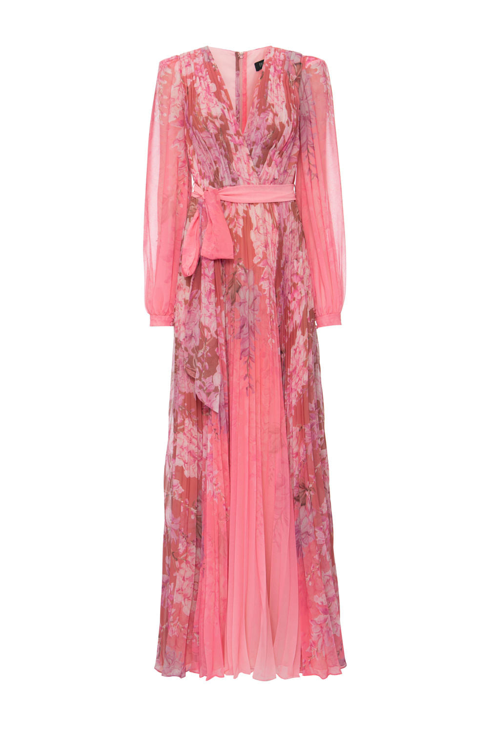 VESTIDO LONGO FAIXA COTTON CANDY ROSA