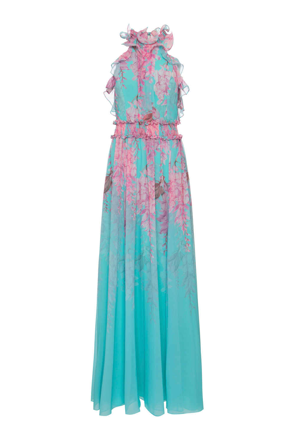 VESTIDO LONGO FRENTE ÚNICA COTTON CANDY TIFFANY