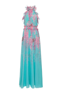 VESTIDO LONGO FRENTE ÚNICA COTTON CANDY TIFFANY