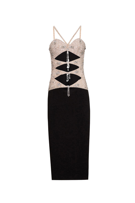 VESTIDO PATBO V23 PRETO