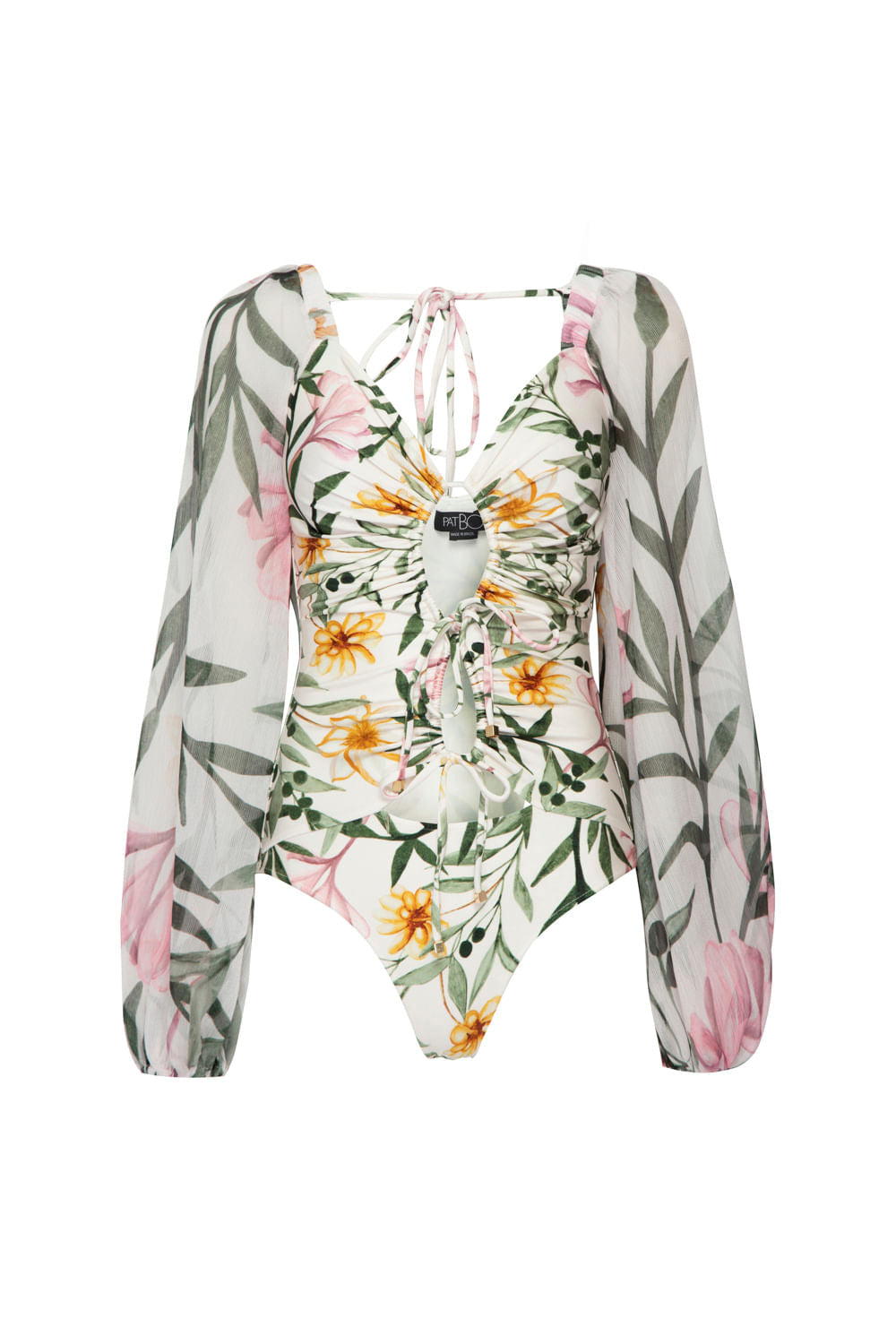BODY MANGAS JASMINE OFF WHITE