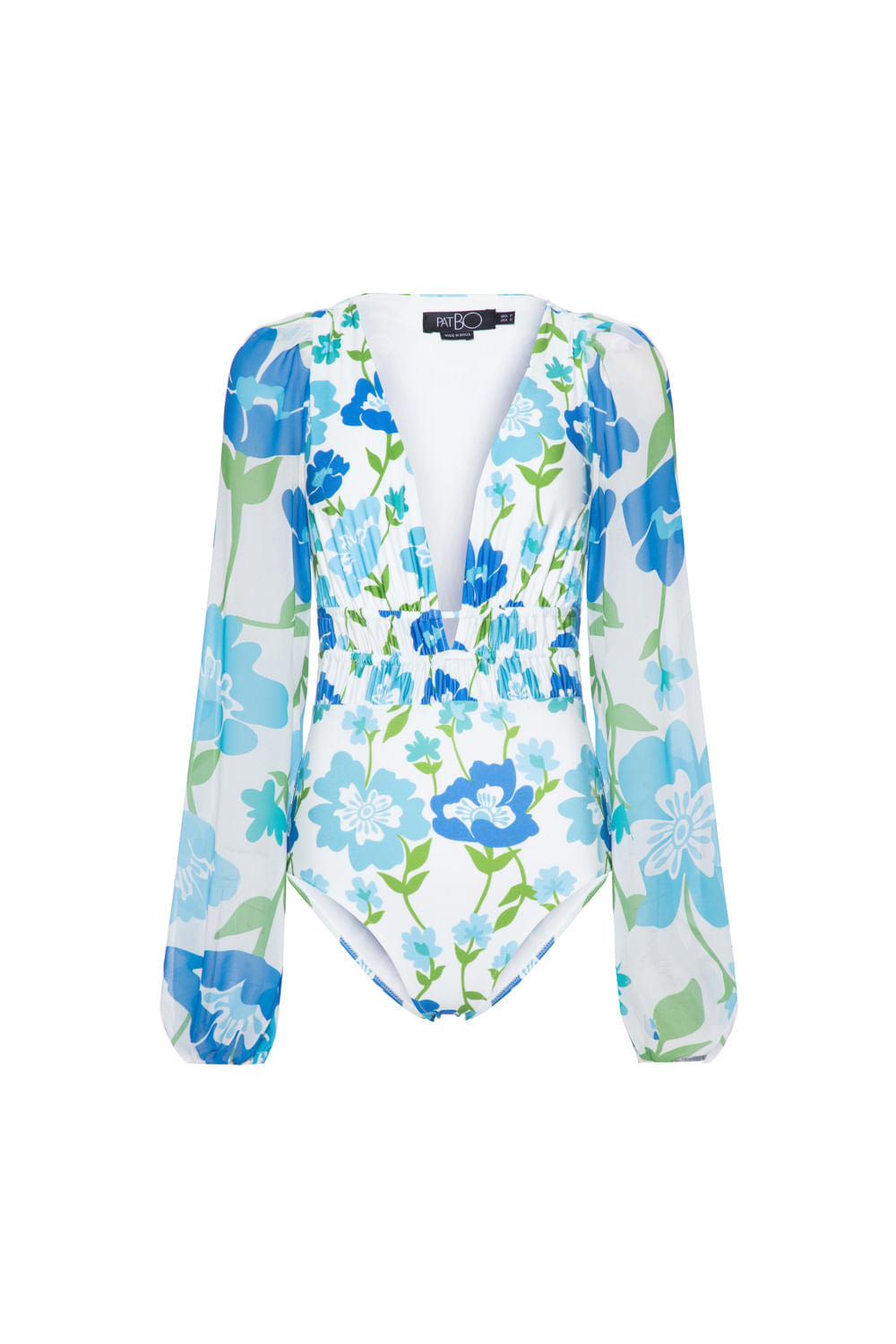 BODY FRANZIDO RETRÔ FLOWER OFF WHITE