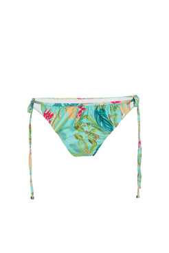 CALCINHA BIQUÍNI AMARRAÇÃO TROPICÁLIA VERDE