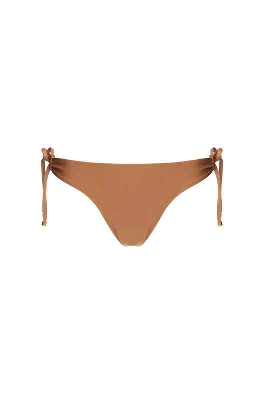 CALCINHA BIQUÍNI AMARRAÇÃO LYCRA HAZEL BEGE