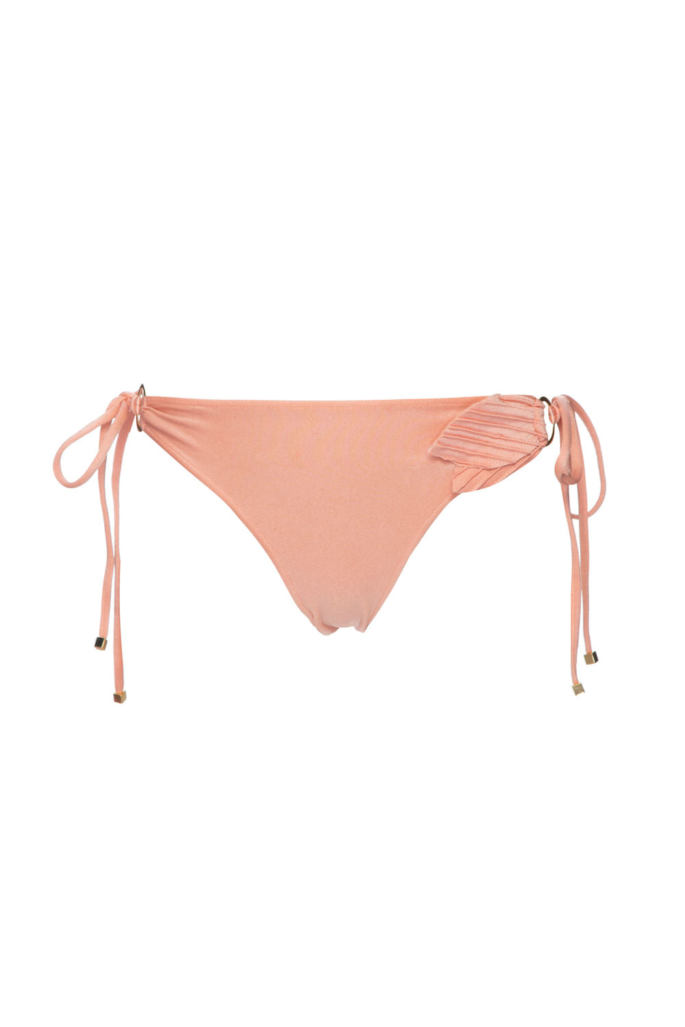 CALCINHA BIQUÍNI AMARRAÇÃO LYCRA FEMME CORAL