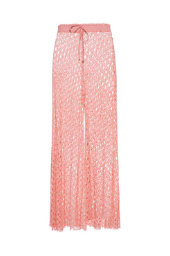 CALÇA TELA LYCRA FEMME CORAL