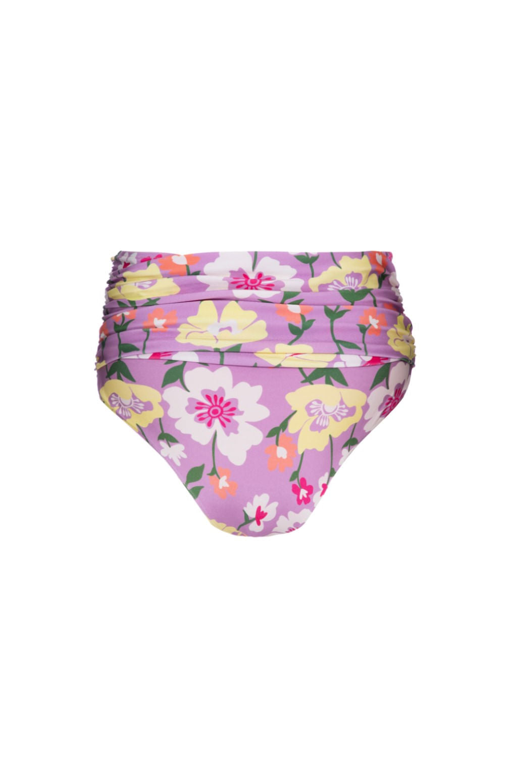 HOT PANTS AMARRAÇÃO RETRÔ FLOWER LILAS