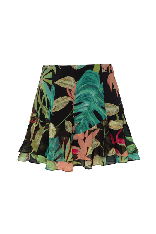 SHORT TROPICÁLIA PRETO