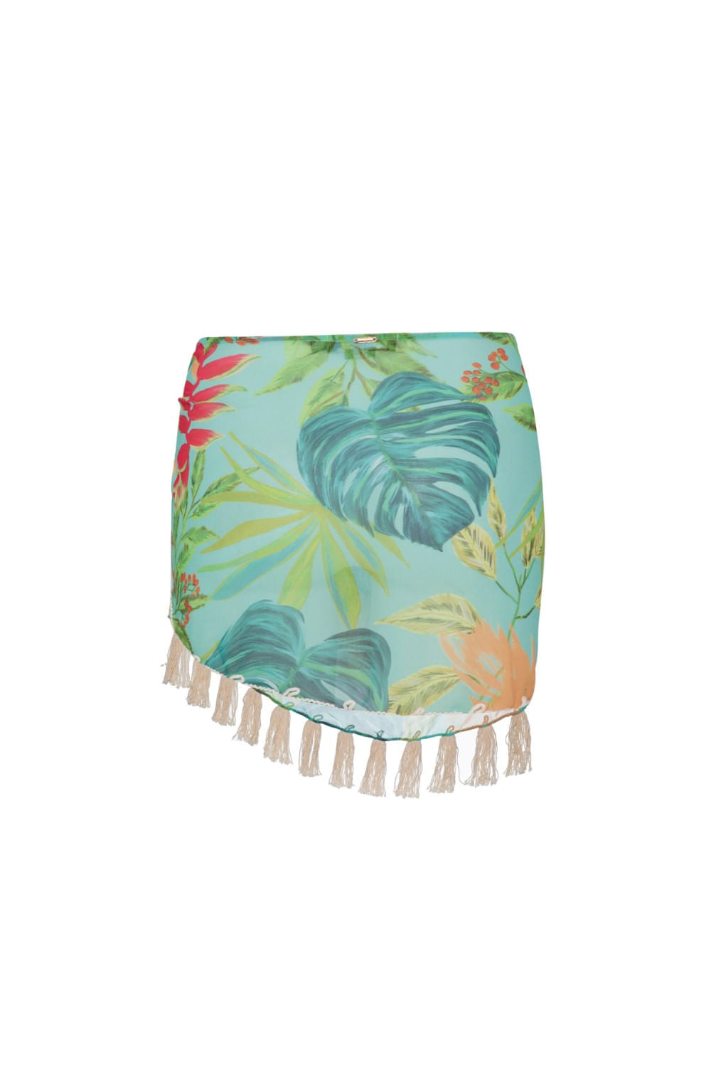 SAÍDA DE PRAIA CURTA TROPICÁLIA VERDE