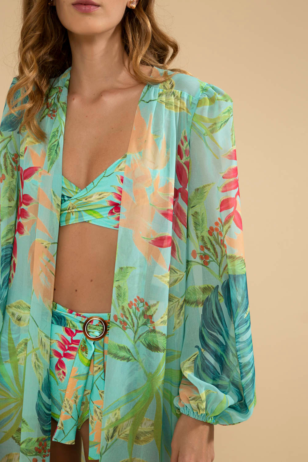 SAÍDA DE PRAIA LONGA TROPICÁLIA VERDE