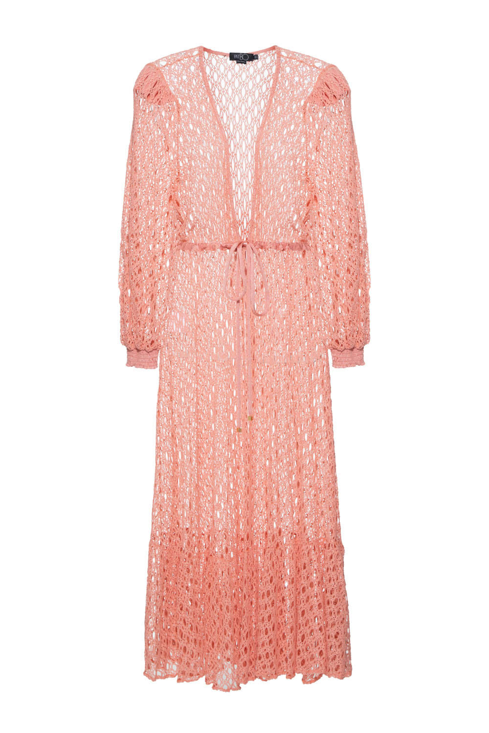 SAÍDA DE PRAIA  LONGA LYCRA FEMME CORAL