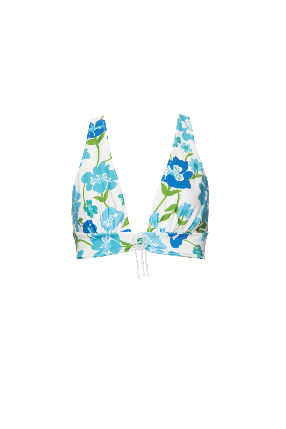 TOP BIQUÍNI BORDADO RETRÔ FLOWER OFF WHITE