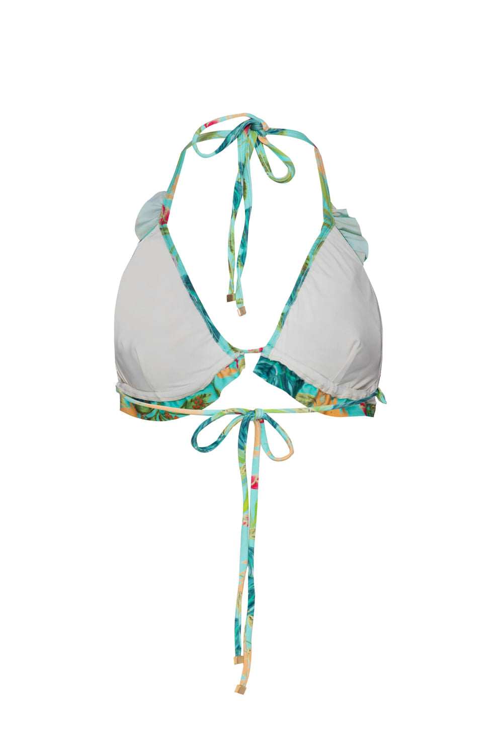 TOP BIQUÍNI BABADO TROPICÁLIA VERDE