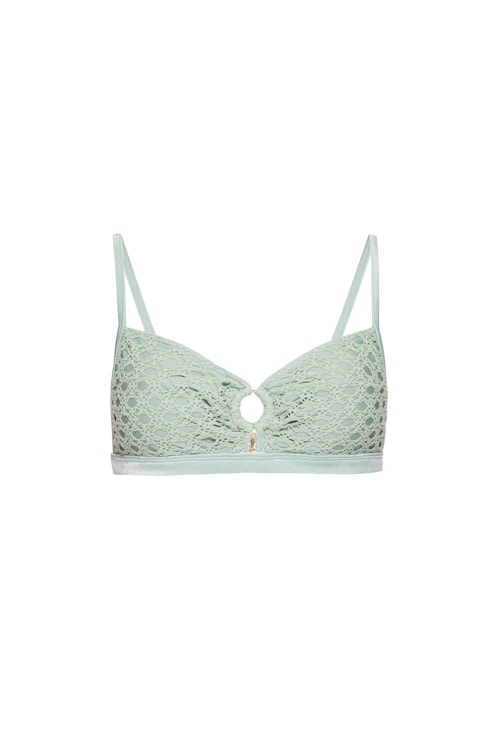 TOP BIQUÍNI ARGOLA LYCRA FEMME VERDE