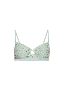 TOP BIQUÍNI ARGOLA LYCRA FEMME VERDE