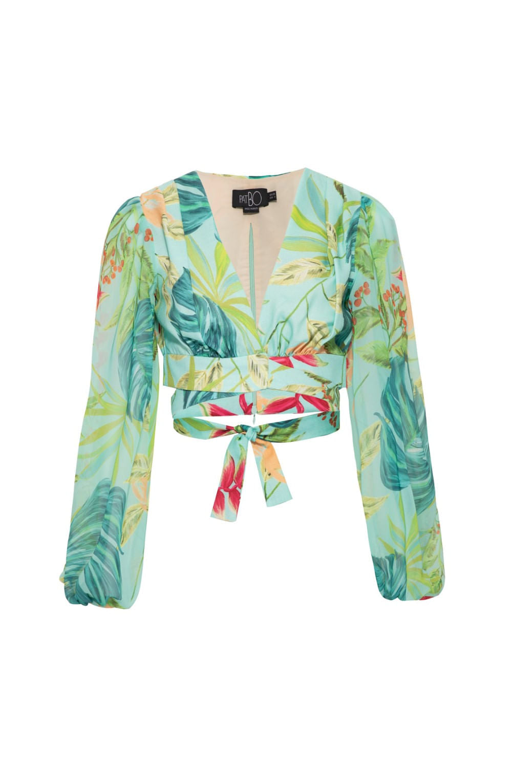 TOP CROPPED TROPICÁLIA VERDE