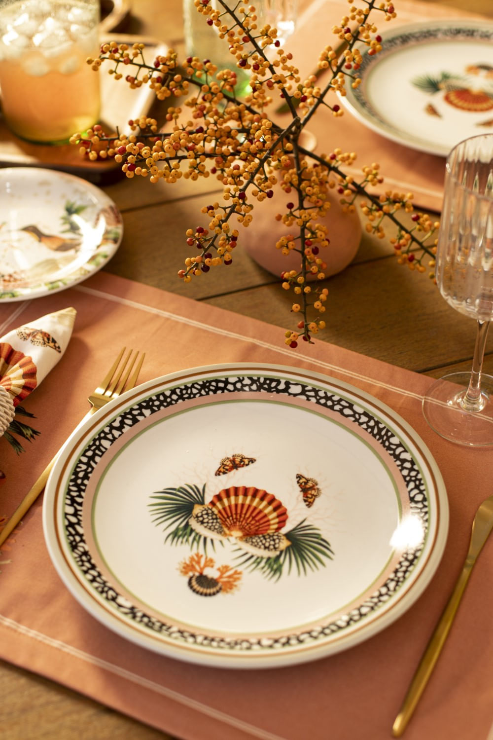 PRATO RASO CONCHA MAR TROPICAL UNICA