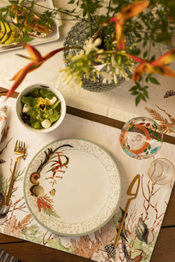 JOGO AMERICANO CORAL MAR TROPICAL UNICA