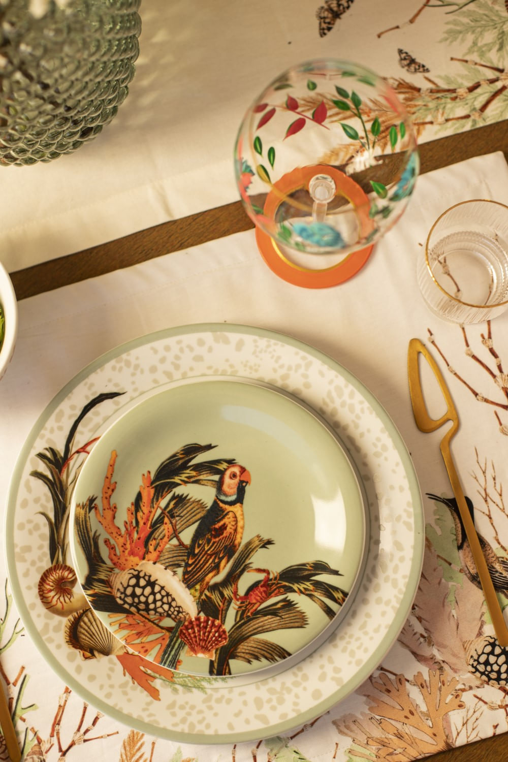 PRATO RASO BROMÉLIA MAR TROPICAL  UNICA