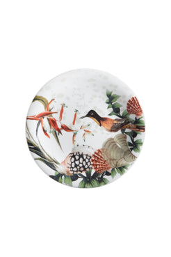 PRATO SOBREMESA COLIBRI MAR TROPICAL UNICA