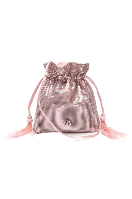 Bolsa bucket malha metálica polar