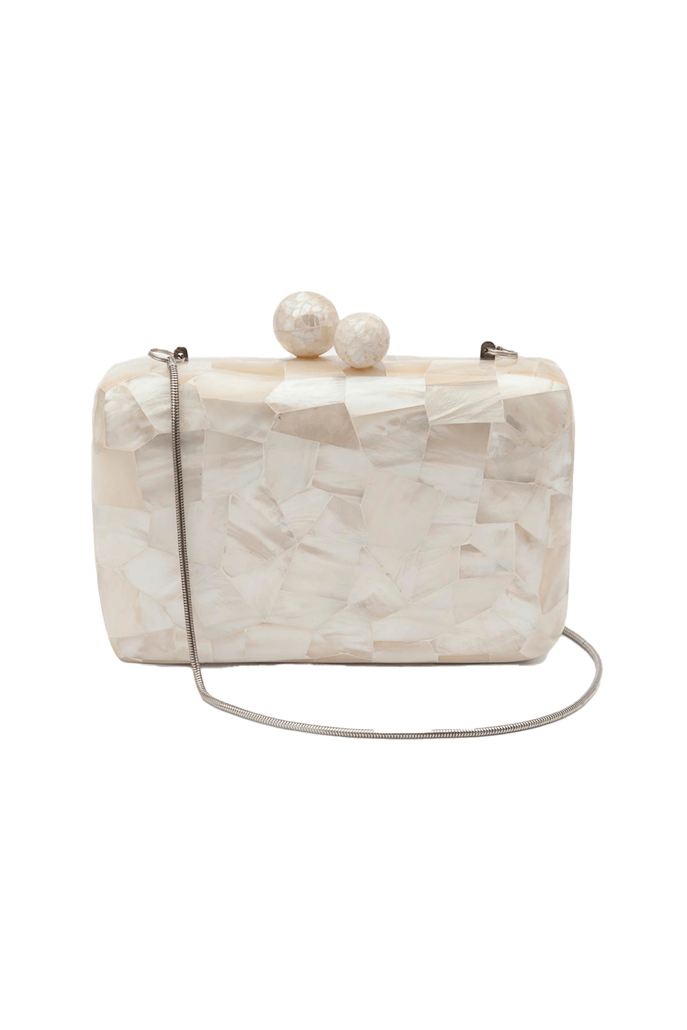 BOLSA CLUTCH MADREPÉROLA RETANGULAR MADRECLARA