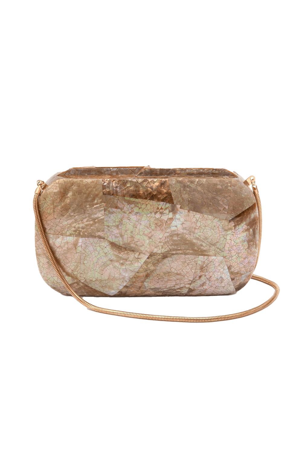 BOLSA CLUTCH MADREPÉROLA FURTA ROSE