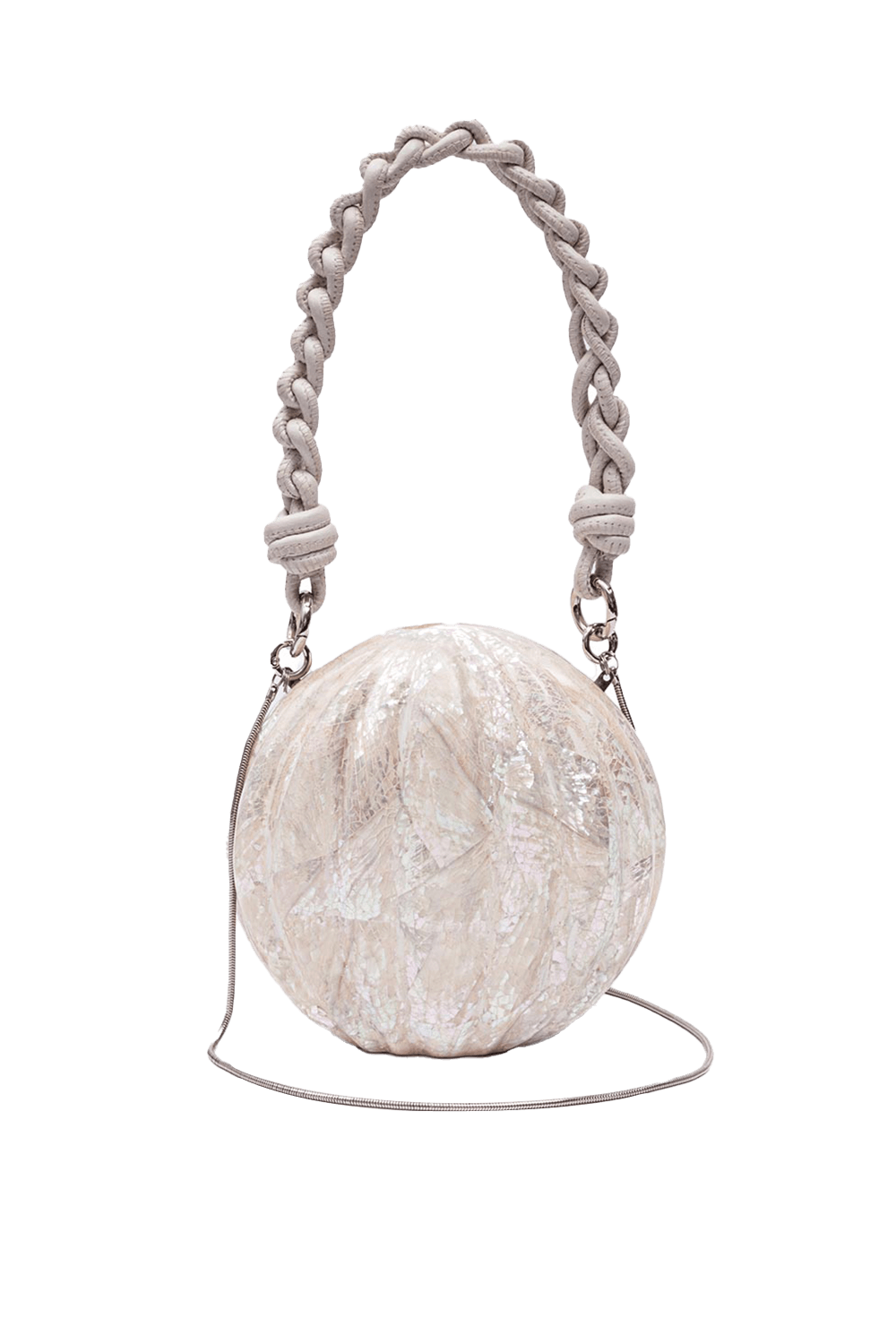 BOLSA CLUTCH MADREPÉROLA ESFERA MADRECLARA