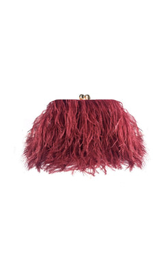 BOLSA CHARLOTTE FEATHER VERMELHO