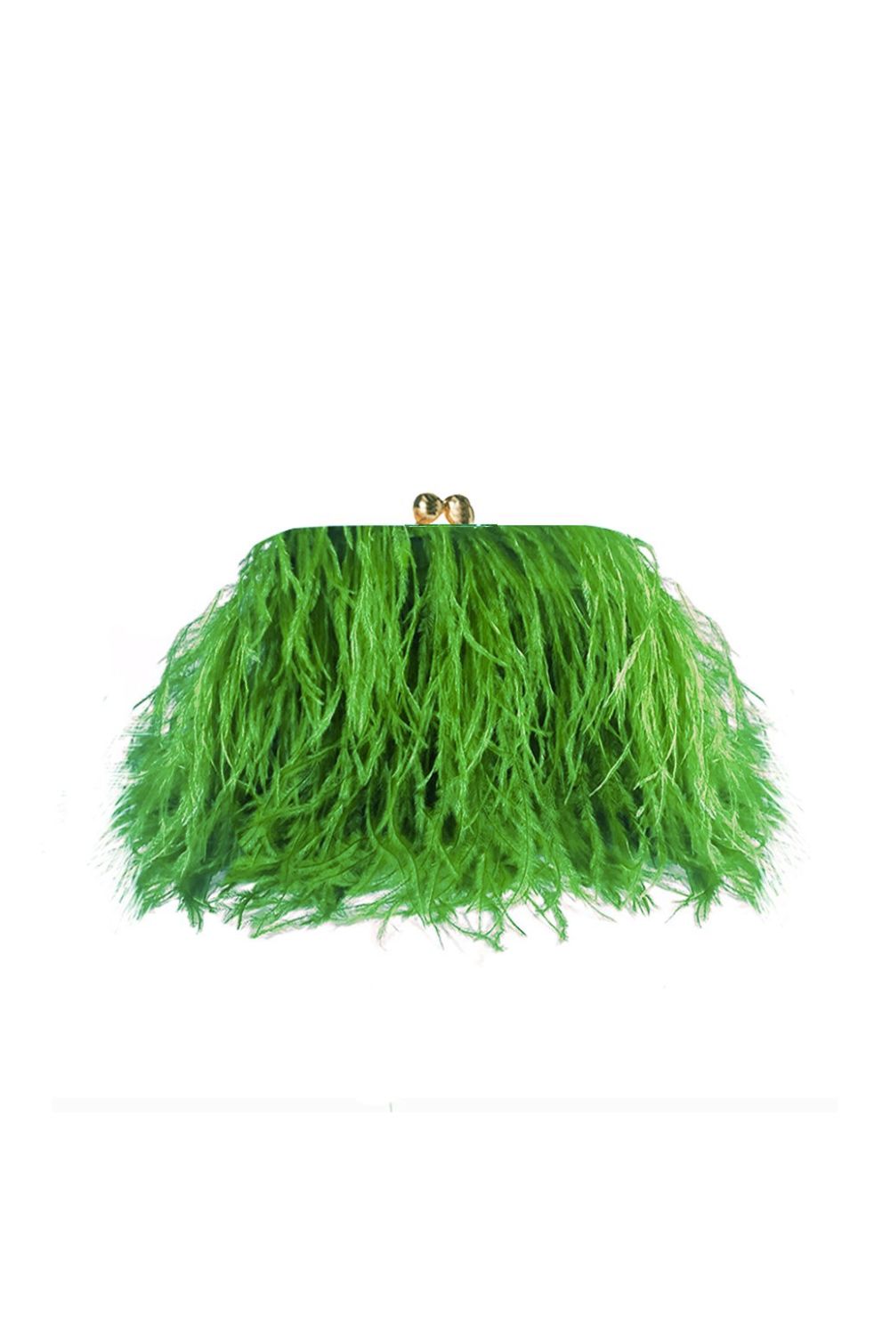 BOLSA CHARLOTTE FEATHER VERDE