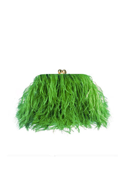 BOLSA 11446 - CHARLOTTE FEATHER VERDE