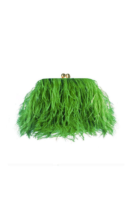 BOLSA 11446 - CHARLOTTE FEATHER VERDE