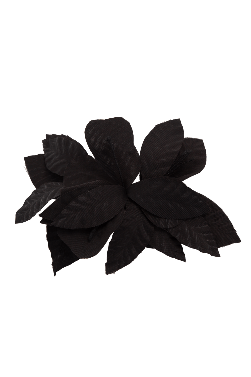 BROCHE FLOR ORIGAMI MIKADO PRETO