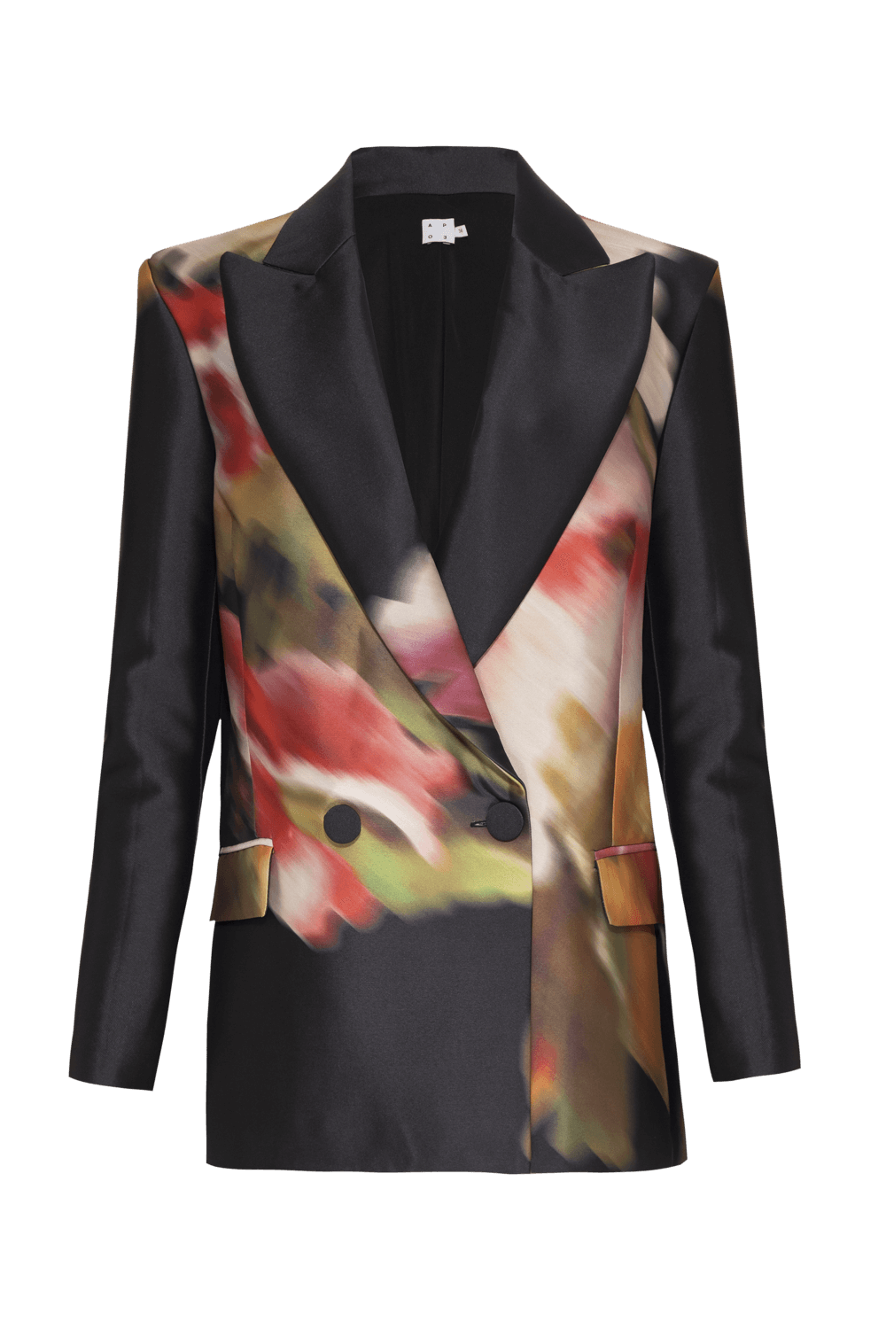 Blazer transpassado mikado silva preto