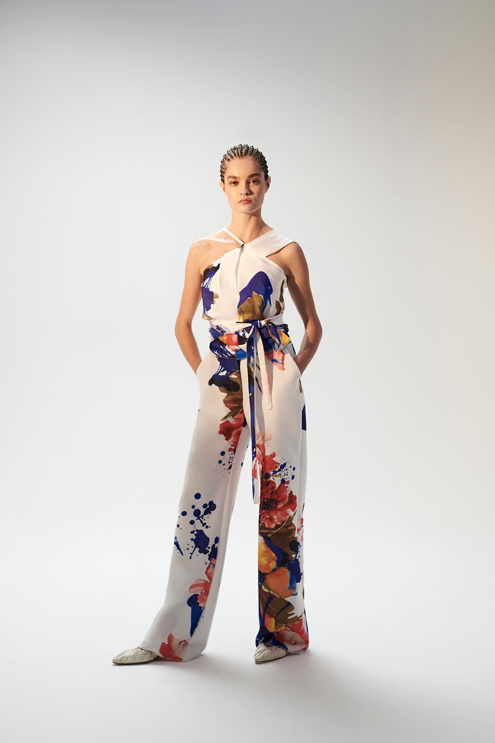 TOP ALÇA CRUZADA CETIM MONALISA UNICA