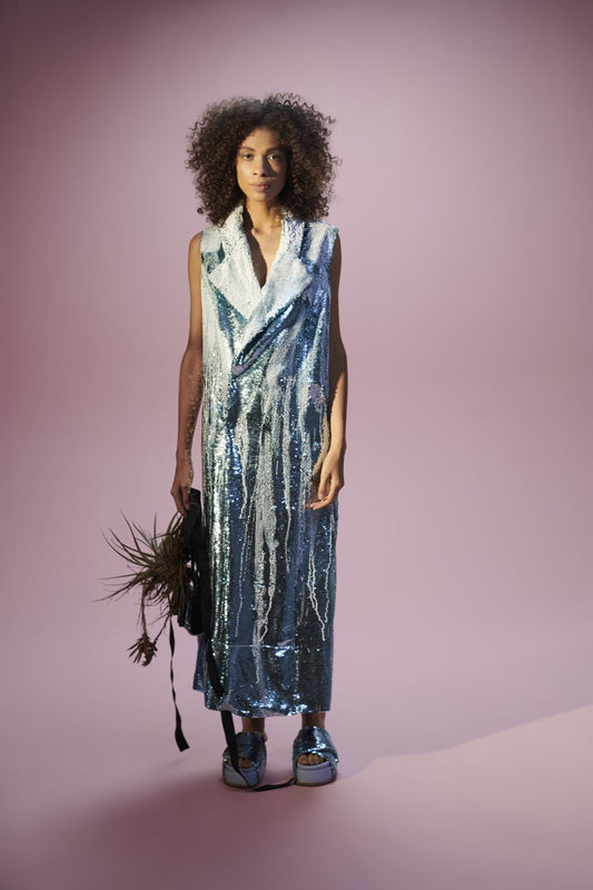 COLETE LONGO PAETÊ PAINT CELESTE