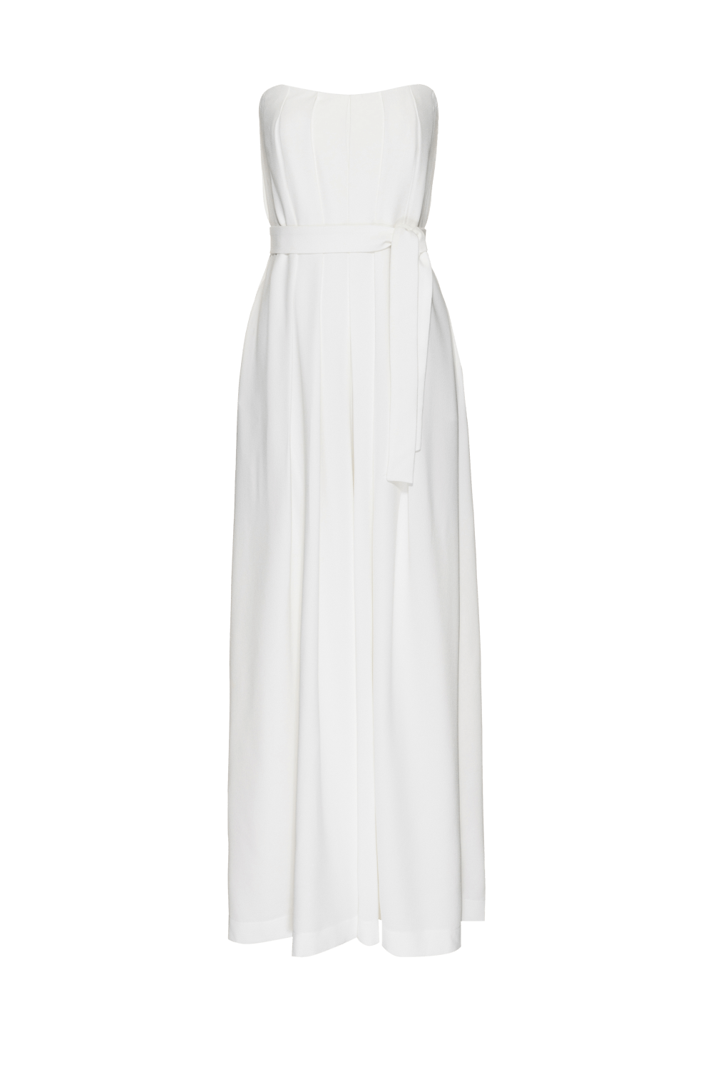 MACACÃO PREGAS LOYAL CREPE. OFF WHITE
